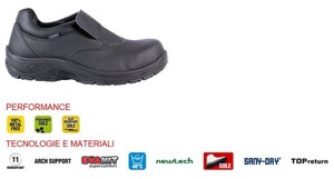 calzature scarpe per l'industria alimentare colore nero S2 SRC Cofra scarpa NR 35 Foto prodotto